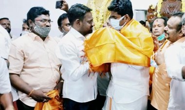 வருகின்ற தமிழக நகர்ப்புற உள்ளாட்சி  தேர்தலில் பா.ஜ.க.~ விற்கு ஹிந்து சேனா தேசிய பேரியக்கம் ஆதரவு