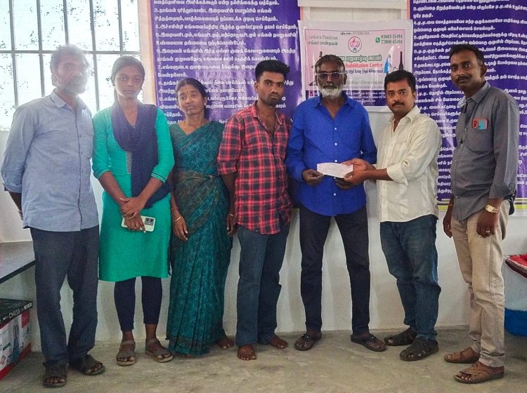 பாரத மாதா சார்பில் போதை பழக்கத்தால் மனநோயாளியான இளைஞரை மீட்டெடுத்து மறுவாழ்வு அளித்த தருணம்