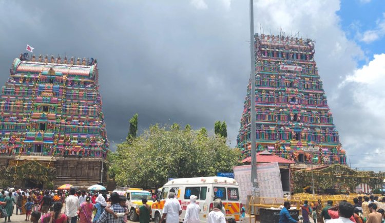 உத்தரகோசமங்கை கும்பாபிஷேகம் விழாவை முன்னிட்டு அனைத்திந்திய இந்து திருக்கோயில்கள் பாதுகாப்பு சங்கத்தின் சார்பாக மாபெரும் அன்னதான விழா: