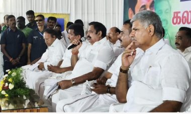 கோவையில் இன்று நடந்த விவசாயிகள் கலந்துரையாடல் கூட்டத்தில் தேர்தல் பிரச்சாரத்தை தொடங்கிய அதிமுக பொதுச்செயலாளர் எடப்பாடி பழனிச்சாமி