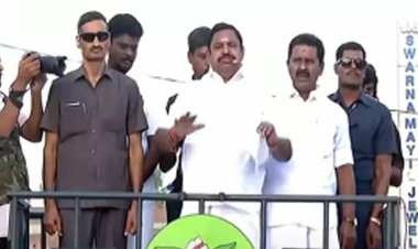 முதலமைச்சர் மு.க.ஸ்டாலின் பூரண நலம் பெற பிரார்த்திக்கிறேன்- பரப்புரையில் இ.பி.எஸ்