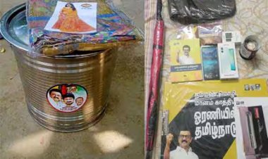 ஓட்டு கணக்கு ஆரம்பமா? தி.மு.க. அமைச்சரின் பரிசுப்பொருள் விநியோகம் சமூக வலைதளங்களில் வைரல்