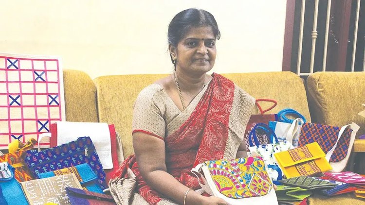 பொழுதுபோக்காகத் தொடங்கிய தொழில், இன்று வீட்டிலிருந்தே மாதம் ரூ.1 லட்சம்...’’ அசத்தும் கிருஷ்ணவேணி!
