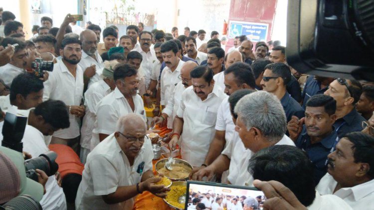 தேர்தல் பரப்புரையை தொடங்கினார் எடப்பாடி பழனிசாமி