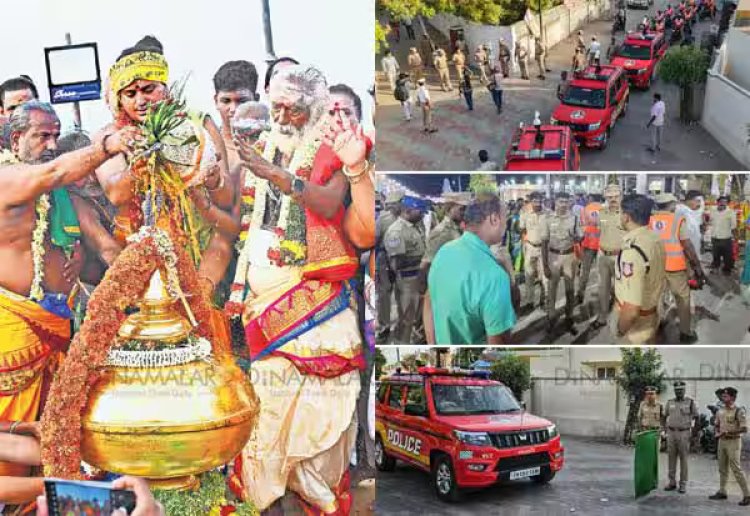 ஏடிஜிபி முதல் கான்ஸ்டபிள் வரை 5500 பேர்: சிறு அசம்பாவிதம் கூட இல்லாமல் சிறப்பாக நடந்தேறியது திருச்செந்தூர் கும்பாபிஷேகம்! நமது