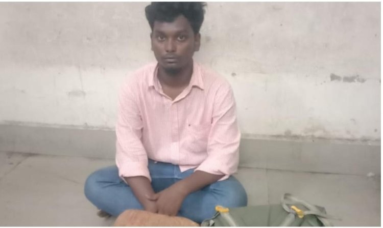 உ.பி.யில் இருந்து சென்னை வந்த விரைவு ரயிலில் கஞ்சா கடத்தல்: இளைஞர் கைது