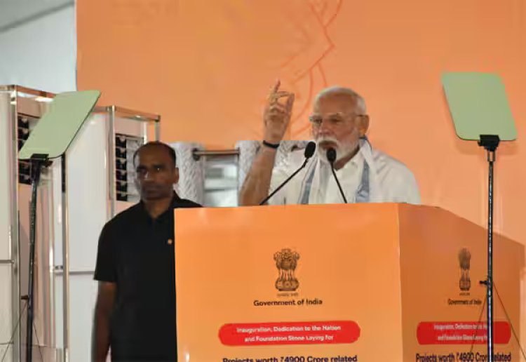 தமிழகத்துக்கு ரூ.3 லட்சம் கோடி; காங்கிரஸ் கொடுத்ததை விட மும்மடங்கு அதிகம் கொடுத்துள்ளோம்: பிரதமர் மோடி