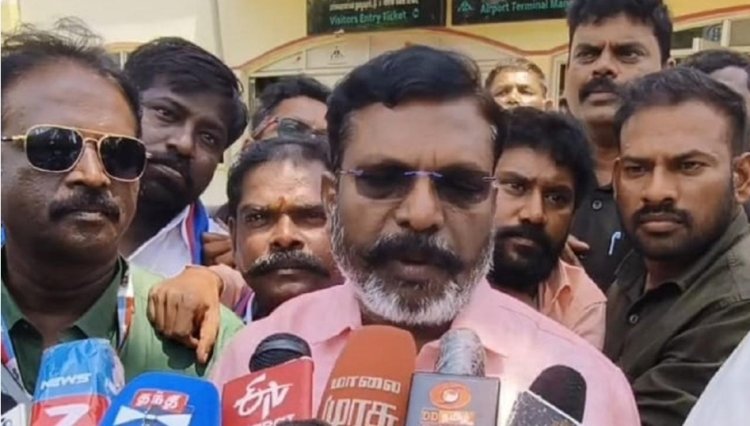 சுர்ஜித்தின் தாயையும் கைது செய்வதில் போலீஸாருக்கு என்ன தயக்கம்?” - திருமாவளவன்