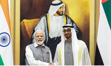 வரி விதிப்பு நடவடிக்கை, கச்சா எண்ணெய் குறித்து ட்ரம்ப் விமர்சனம்: ஐக்கிய அரபு அமீரக அதிபருடன் மோடி ஆலோசனை
