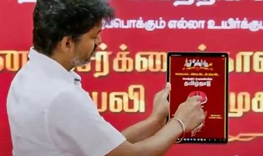 சென்னை 'மை டி.வி.கே.' செயலி வழியாக 3 லட்சம் பேர் த.வெ.க.வில் இணைந்தனர்..