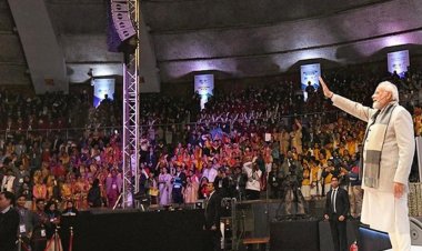 மாணவர்களுடன் இந்த ஆண்டு நடைபெற்ற பிரதமர் மோடியின் நிகழ்ச்சி கின்னஸ் சாதனை படைத்தது