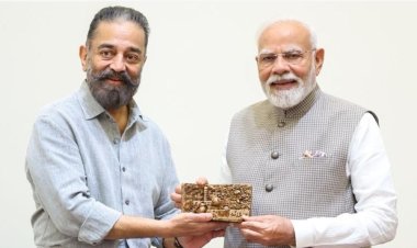 பிரதமர் மோடியுடன் கமல்ஹாசன் சந்திப்பு: கீழடி குறித்து கோரிக்கை