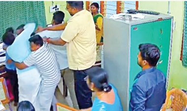 பேரூராட்சி அலுவலகத்துக்குள் புகுந்து கொலை மிரட்டல்: இளநிலை உதவியாளரை தாக்கிய விசிக கவுன்சிலர் கைது