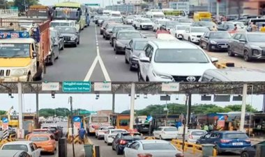 சென்னை திரும்பும் மக்கள்: உளுந்தூர்பேட்டை சுங்கச்சாவடியில் கடும் போக்குவரத்து நெரிசல்