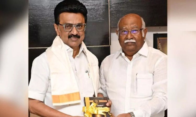 மு.க.ஸ்டாலினை சந்தித்து வாழ்த்து பெற்றார் அன்வர் ராஜா