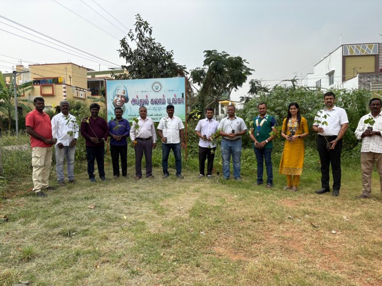 கோவையில் பசுமை மரக்கன்றுகள் நடும் நிகழ்ச்சி