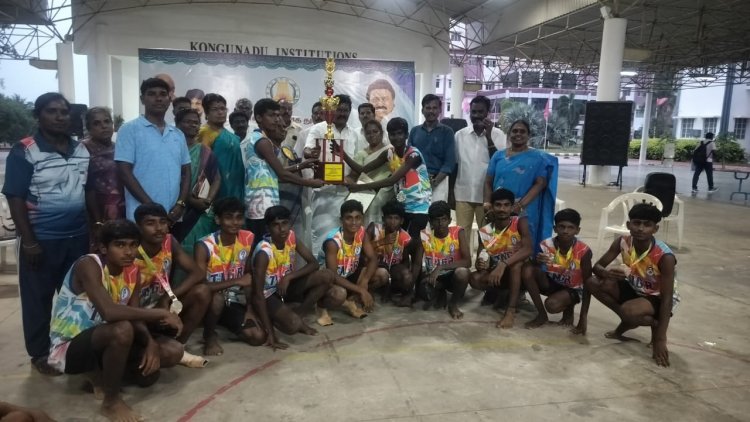 மாநில அளவிலான கோ-கோ போட்டி: தியாகி என்.ஜி.இராமசாமி பள்ளி மாணவர்கள் வெள்ளி வென்று சாதனை!