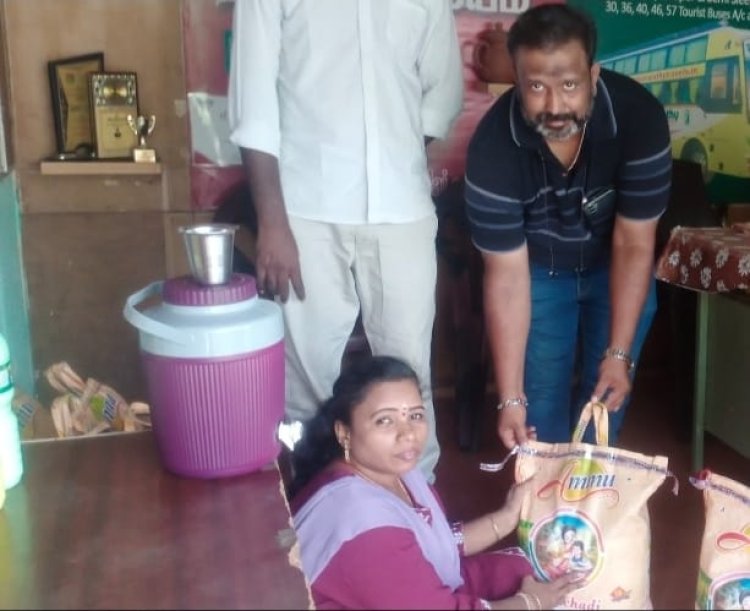 கோவை கணபதியில் பாசமலர் உதவும் கரங்கள் குழுவின் மனிதநேய செயல்