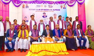 அறம் சார்ந்த உணவுடன் நாகர்கோவில் சுப்ரீம் ரோட்டரி சங்கத்தின் நிறுவல் விழா