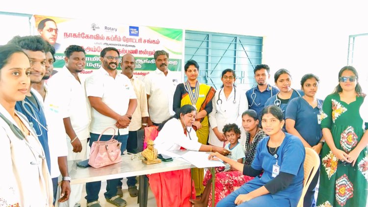 ஆனைப்பொத்தை புத்தேரியில் இலவச ஹோமியோபதி மற்றும் ஆங்கில முறை மருத்துவ முகாம்